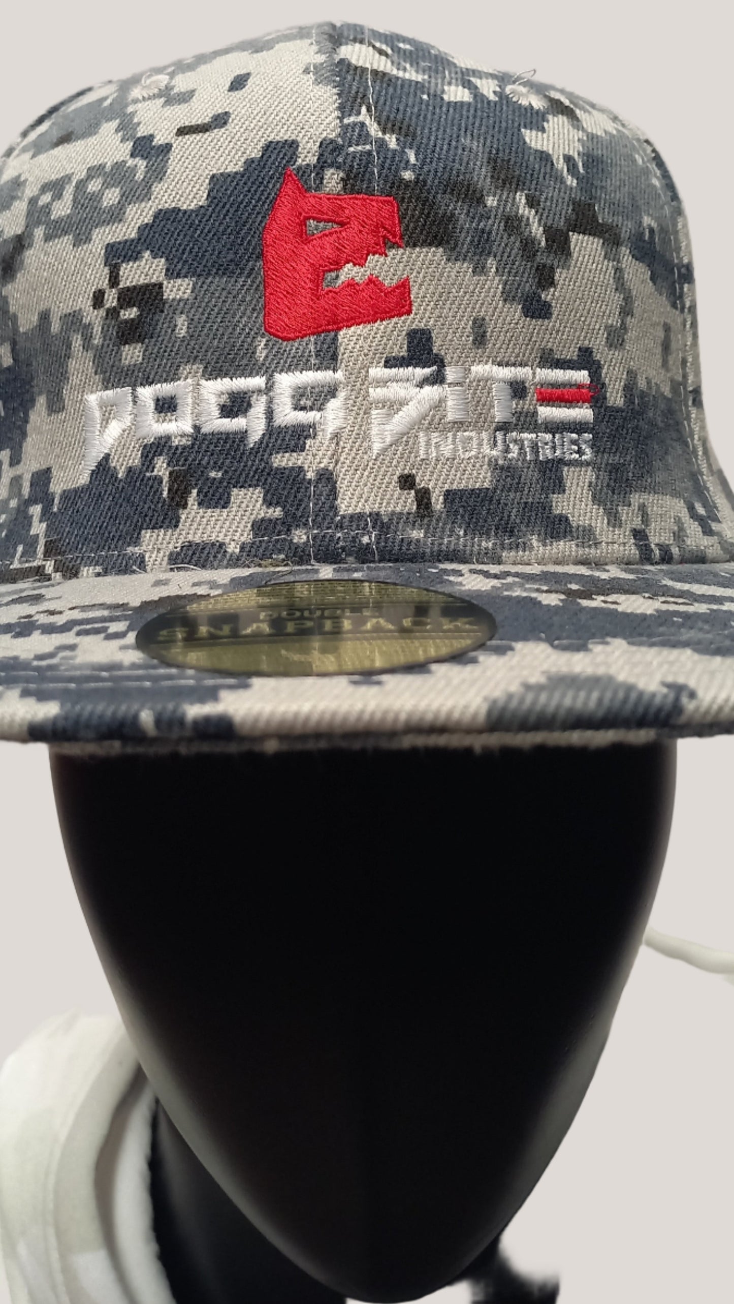 Grey Digital Camo cap