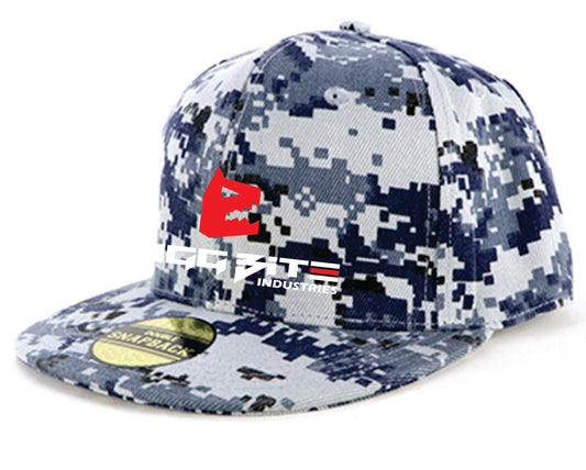 Grey Digital Camo cap
